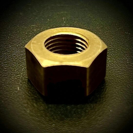 Fixaball UNF 5/8" Full Hexagon Nut Brass