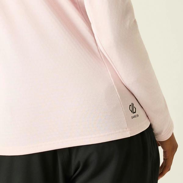Dare 2B Womens/Ladies Ventura Stretch Hooded Midlayer - Pink Haze - 