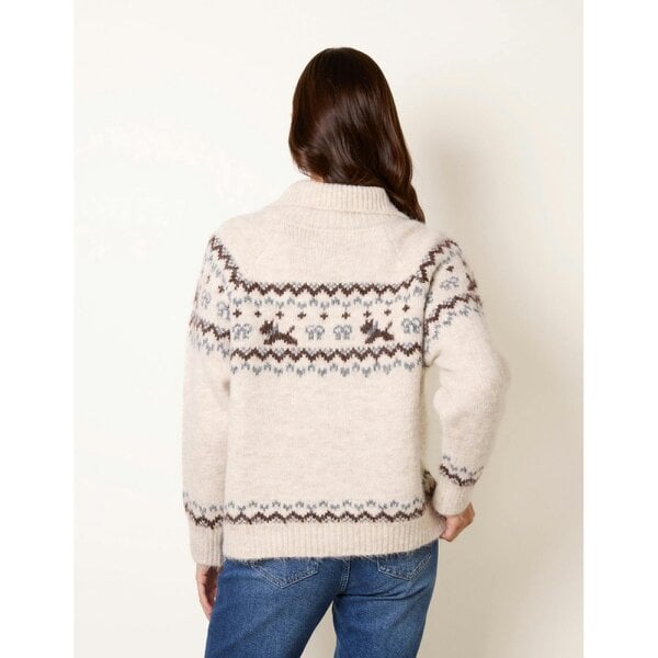 Blue Vanilla Fair Isle Button Up Cardigan