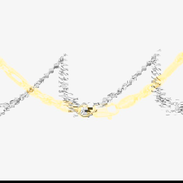 T. H. Baker 9ct Yellow Gold 18 Inch Figaro Rope Chain SRFC-240-9Y-18