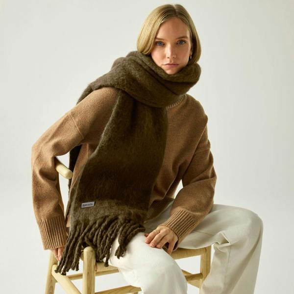 Regatta Womens Aleena Ombre Scarf - Bark Green