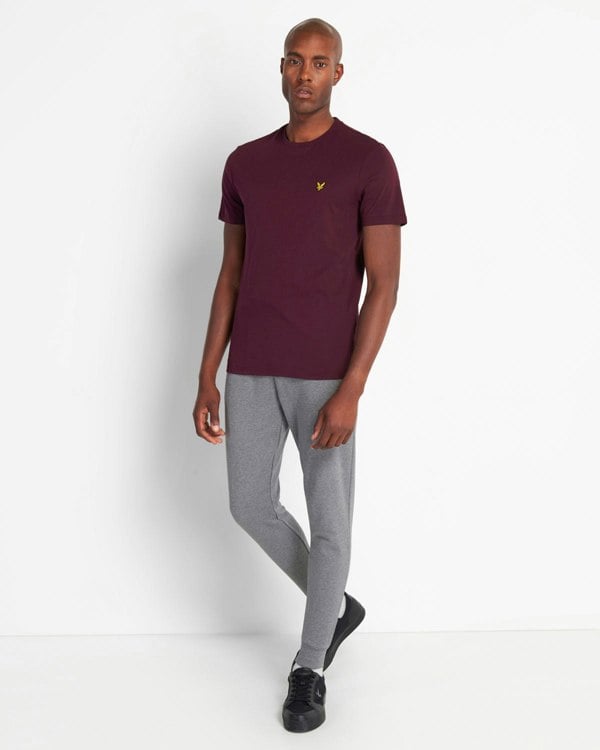 Lyle & Scott Plain T-Shirt - Burgundy