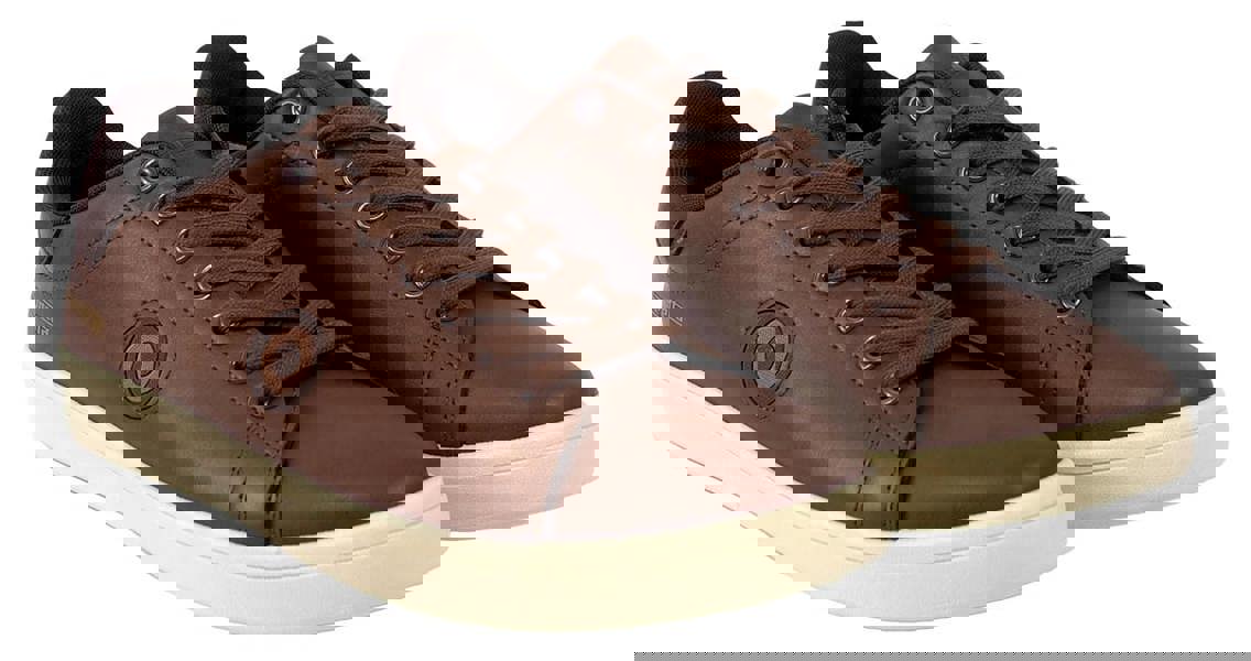 Lambretta Pinball 2 Mens Casual Smart Lace Up Memory Foam Trainers