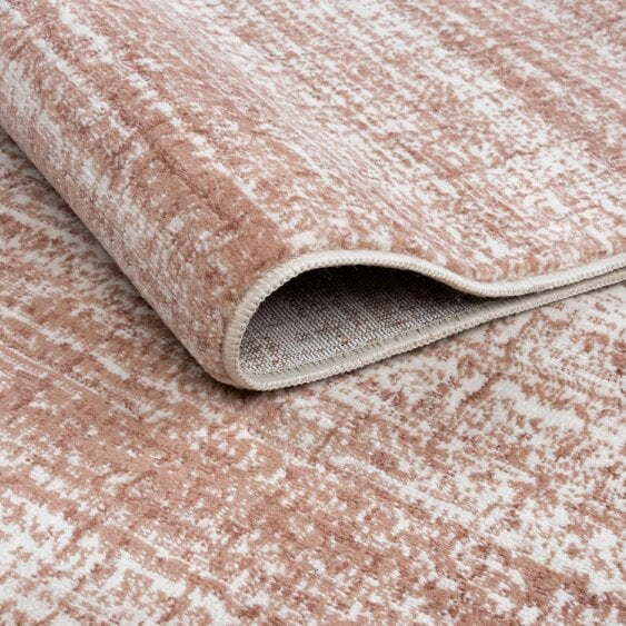 The Rugs Montana Abstract Cream Rose Rug | 3800