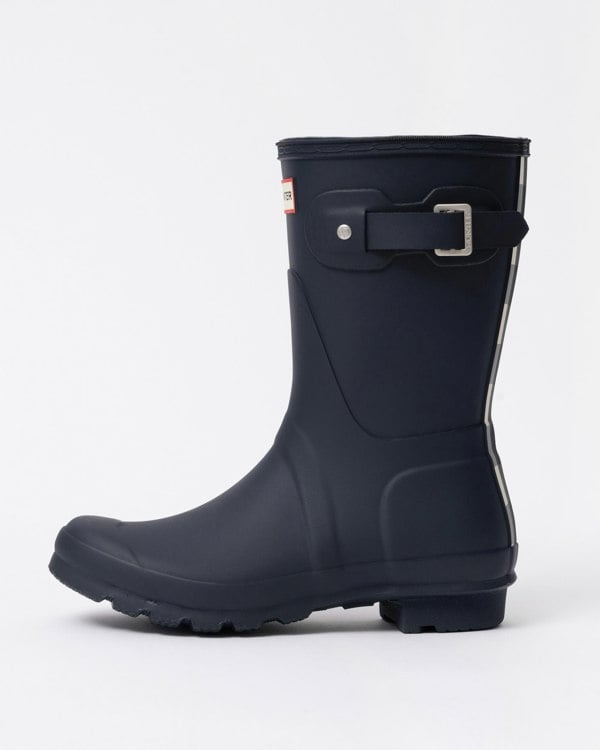 Hunter Womens Original Short Gingham Boot