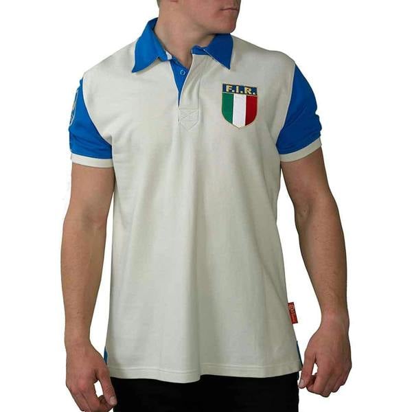 Ellis Rugby Vintage Italy Rugby Union Polo Shirt Retro