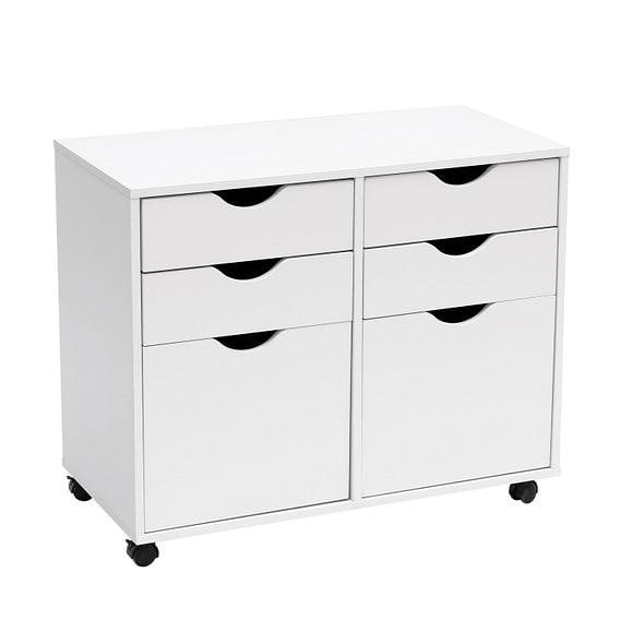 MMT Furniture Designs Mobile Filing Cabinet, Office Under Desk Storage Unit, Makeup Storage, Wardrobe Storage