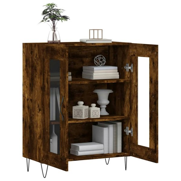 Berkfield Sideboard Smoked Oak 69.5x34x90 cm Engineered Wood