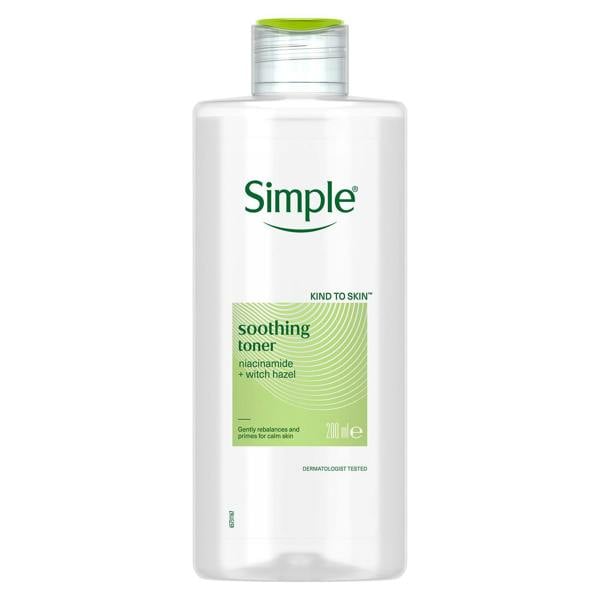 Simple Soothing Facial Toner 200ml 6-Pack Multipack