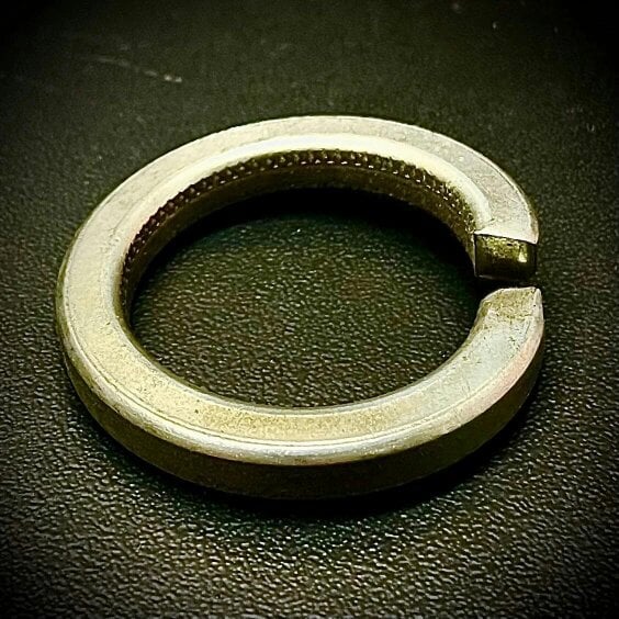 Fixaball Imperial Spring Lock Washers Square Section Single Coil BZP Zinc