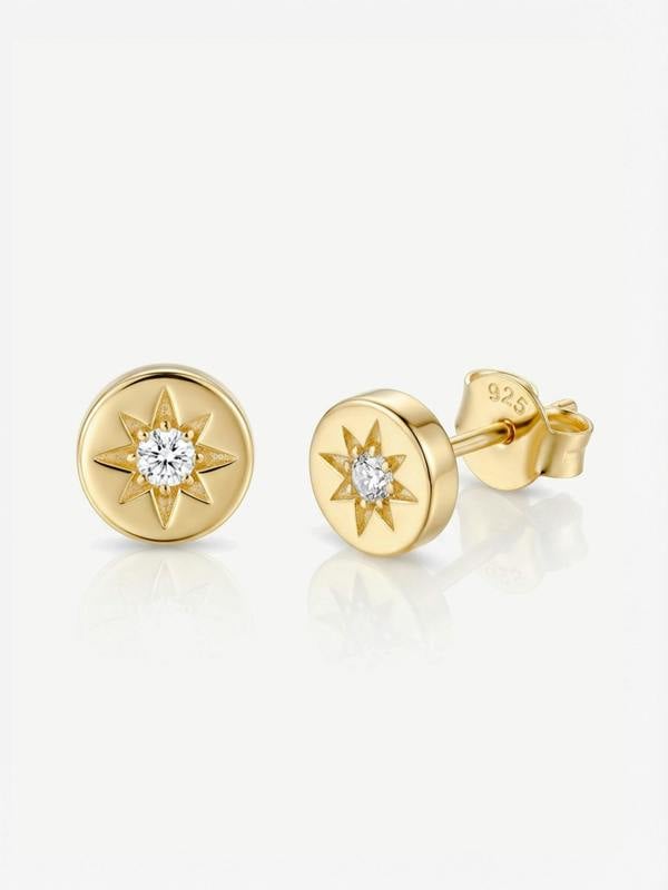 MUCHV Star Coin Stud Earrings