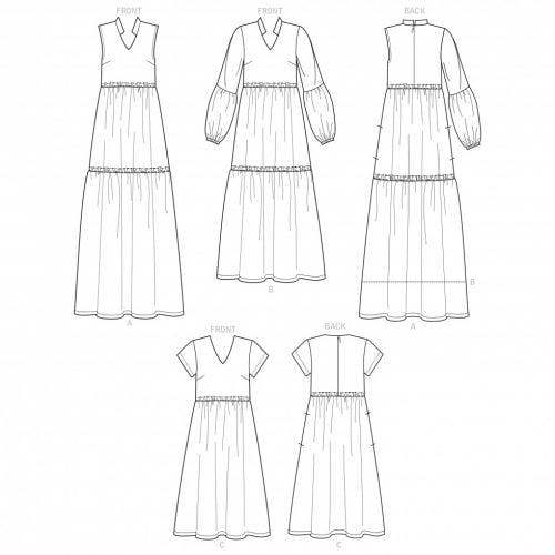 Simplicity Sewing Pattern 9265, Dresses for Women, A (XXS-XS-S-M-L-XL-XXL) - Intermediate