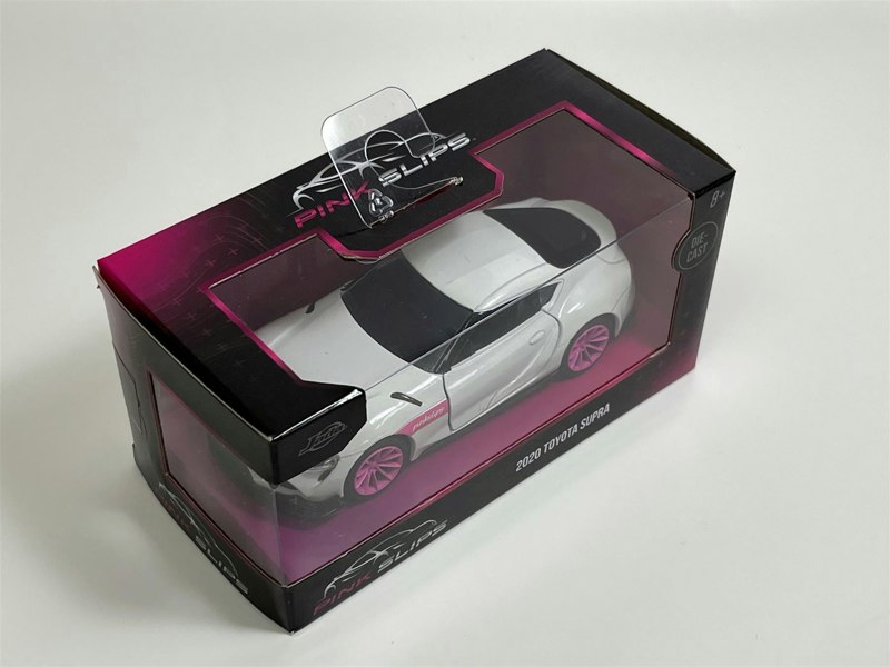 Jada 2020 Toyota Supra White 1:32 Scale Pink Slips Jada 253292000 24106