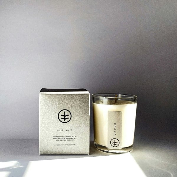 Ethical Bedding Just James Soy Candle