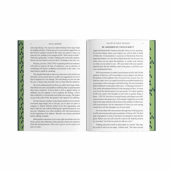 The Art Of Public Speaking by Dale Carnegie (Deluxe Hardback Sprayed Edge Edition)