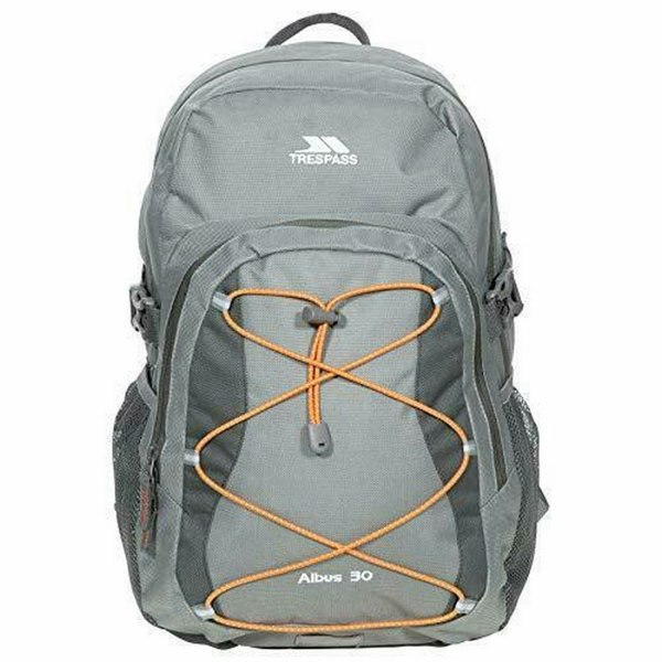 Trespass Albus 30 Litre Casual Rucksack/Backpack - Olive/Orange