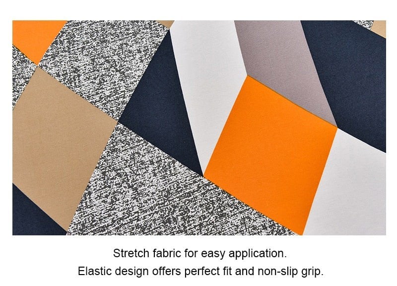 Anyseat Gold Spider Cobweb Ghost Elastic Chair Cover for Dining Room