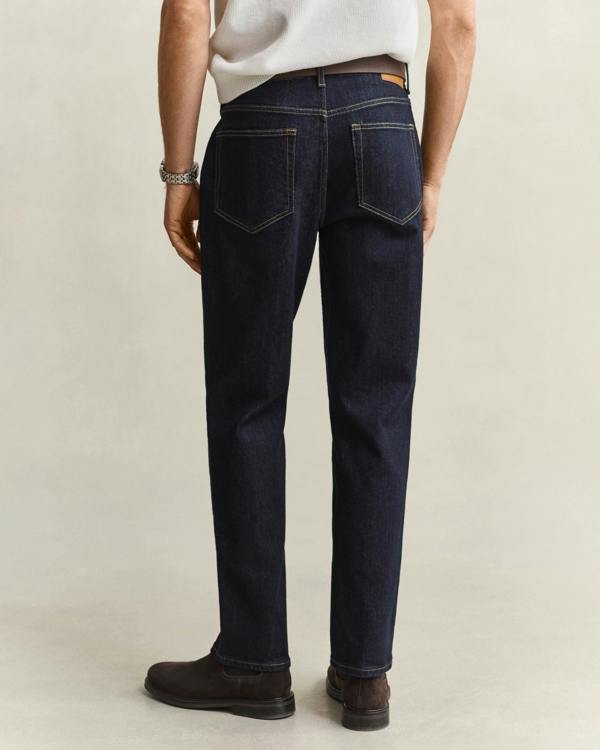 GANT Mens Classic Regular Fit Jeans - 960 Dark Blue | CHO | Designer Mens Jeans