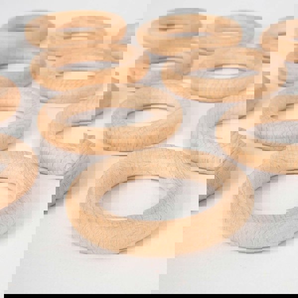 tickit Natural Wooden Rings