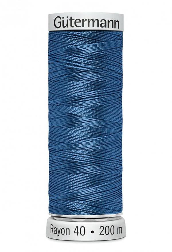 Gutermann No 40 Sulky Rayon Embroidery Thread 200m Rayon Thread Suitable For Embroidery