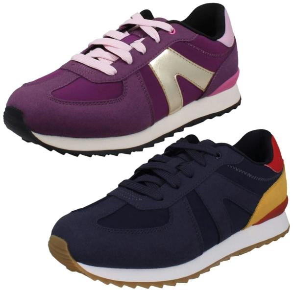 Clarks Kids Clarks Colour-Pop Sporty Trainers Jaspen Vibe Y