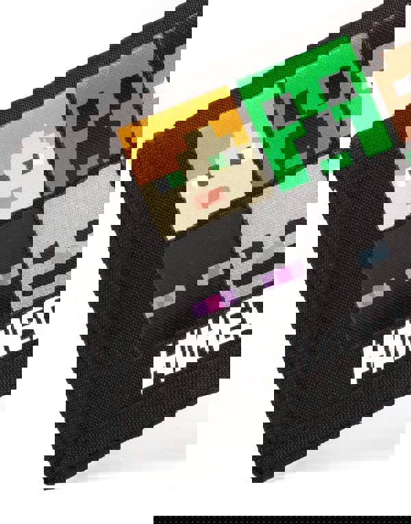 Minecraft Unisex Kids Black Multi Character Velcro Wallet (One Size) [dis]