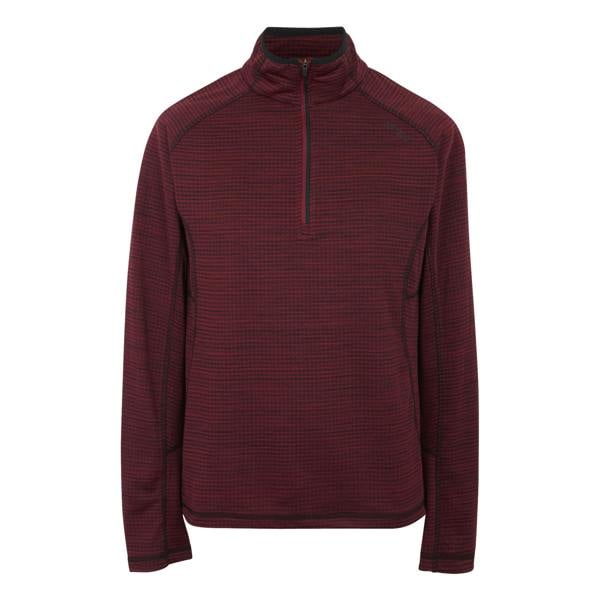 Regatta Mens Yonder II Half Zip Fleece Top - Dark Maroon