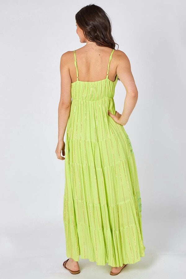 Lace Detail Boho Maxi Dress