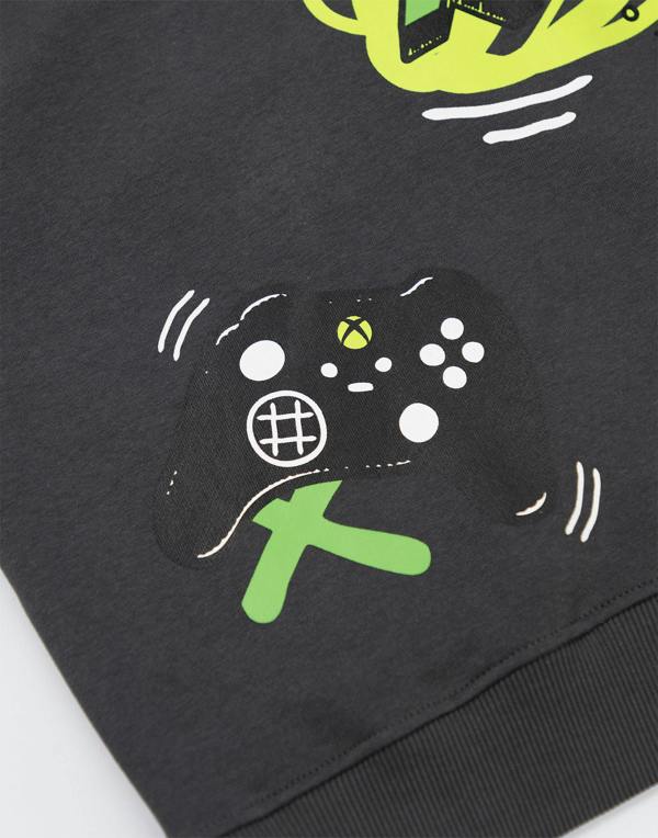 Vanilla Underground Xbox Boys Grey Logo Sweatshirt and Joggers Set