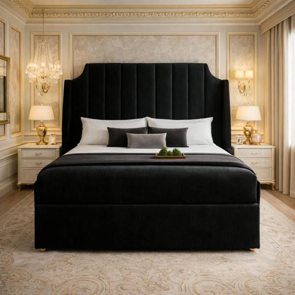 Great British Beds Winged Art Deco Divan Bed