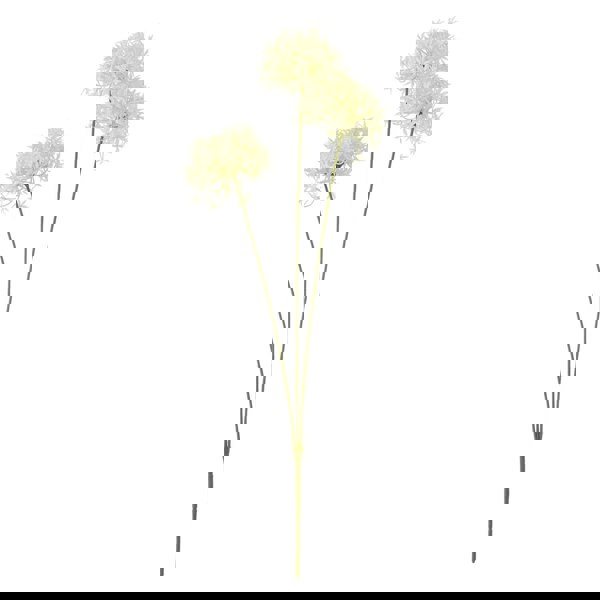 Hill Interiors Triple Allium Spray Artificial Flower - Cream