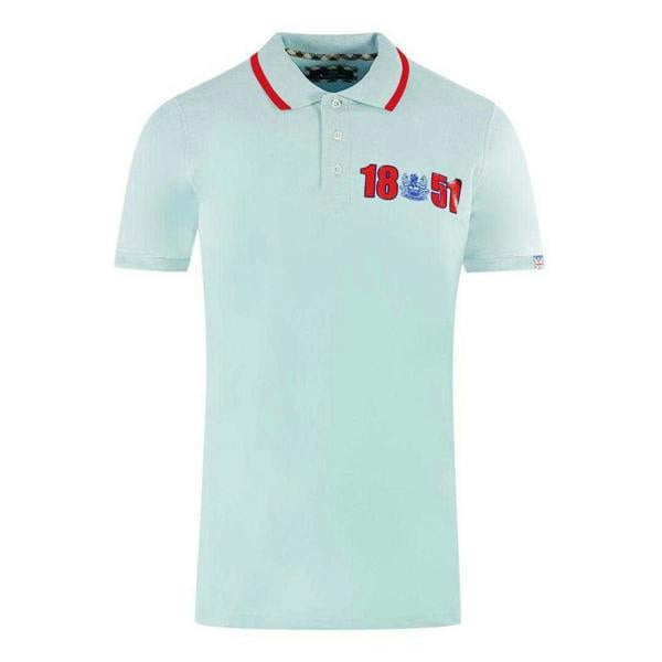 Aquascutum Unisex Adult London 1851 Polo Shirt - Light Blue - 