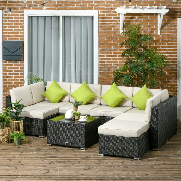 Rattan Sofa Set