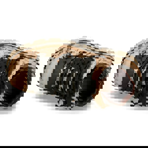 New Rock M-106-S40 Beige Leather Gothic Ankle Platform Boots