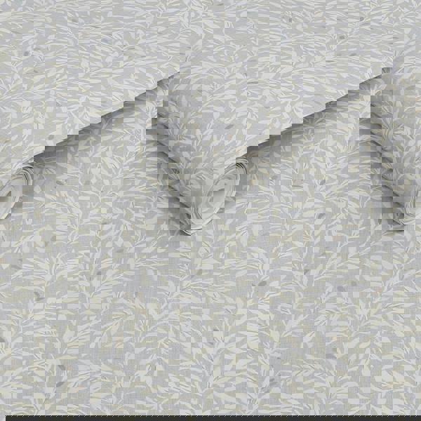 Next Ditsy Leaf Wallpaper - Grey - 10m
