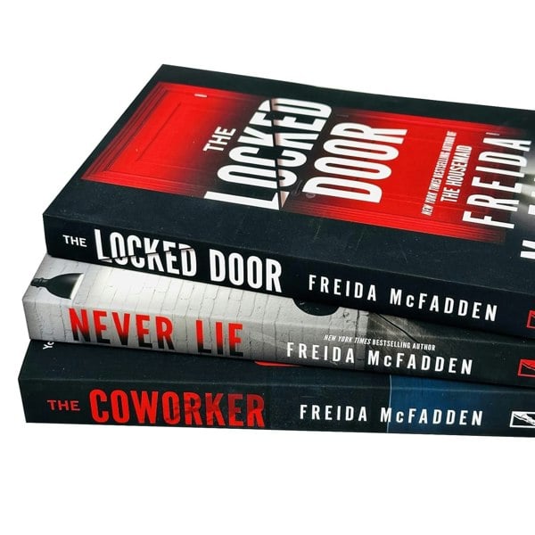 Story fire UK Ltd Freida McFadden Collection 3 Books Set (Never Lie, The Locked Door & The Coworker)