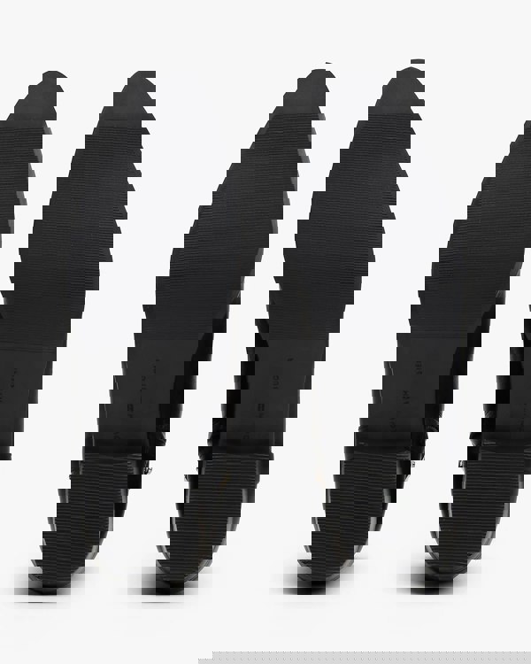 Tommy Hilfiger TH Leather Pointy Womens Zipped Booties - Black