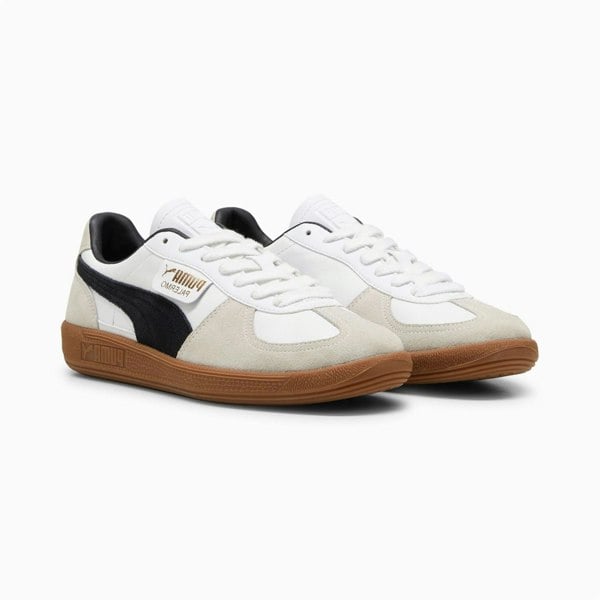 Puma 396464-01 Unisex Palermo - Leather White/Grey/Black