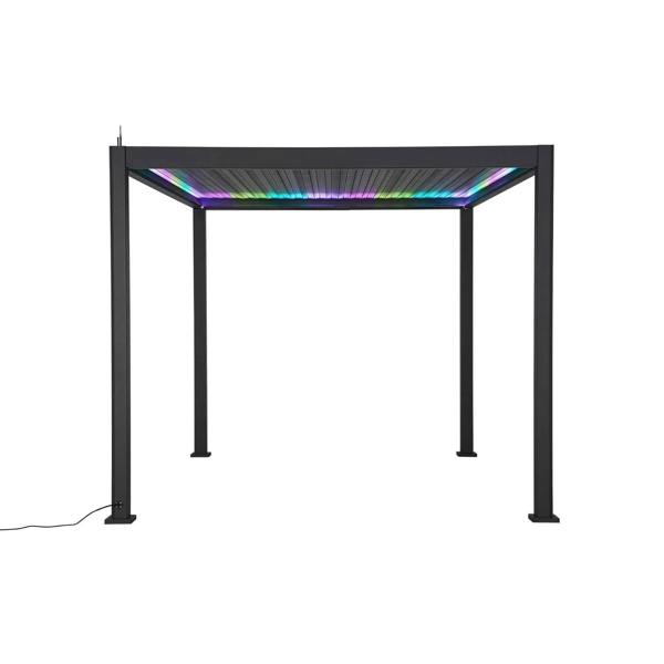 Ocean Designs Tivoli E-LED 4m x 3m Grey Frame Free Standing Pergola