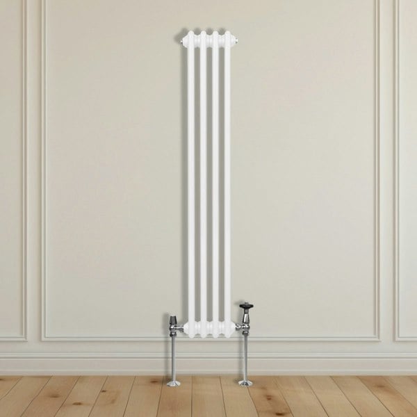 Monstershop Traditional 3 Column Radiator - 1500 x 202mm - White