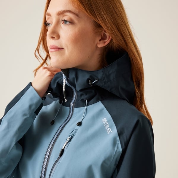 Regatta Women's Birchdale Shell Waterproof Jacket - Coronet Blue / Navy