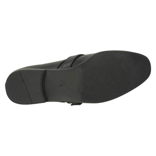 Spot On Ladies Spot On Low Heel Buckle Strap Shoes