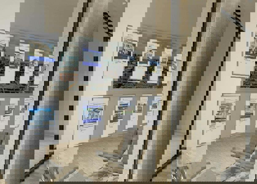 Durable Static Cling UV Info Pocket Signage for Glass | 5 Pack | A4 Grey