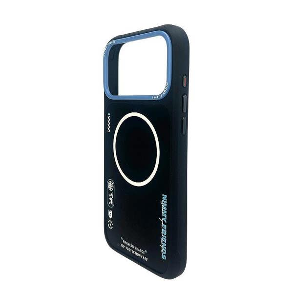 Nimmy Friends Nimmy Cool & Cute 2.0 Case with MagSafe for iPhone 17 Pro Max 6.9" Black Blue - N-YJKM-CX2.0-IP17-PRO-MAX-01-A