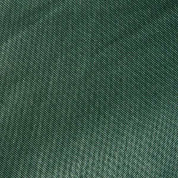 Green textured Oxford fabric surface detail for patio furniture cover