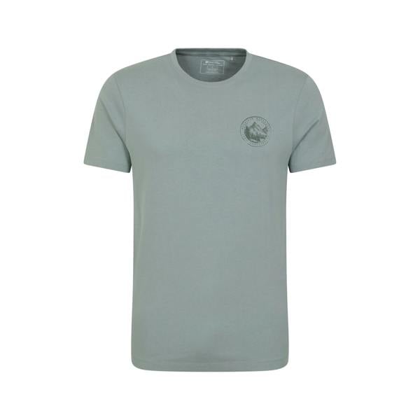 Mountain Warehouse Mens Valley Organic T-Shirt - Light Khaki - 