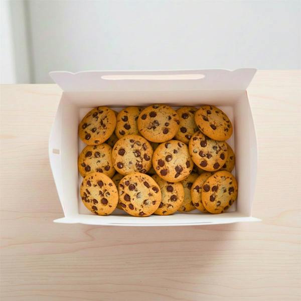 Blue Cardboard Party Food Boxes in Pack Sizes of 10, 20 or 30 for Snacks, Lunches and Treats image 7