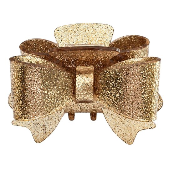 Gold Trip Gold Bow Claw Clip