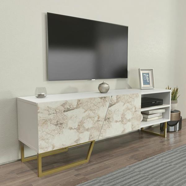 Decorotika Denasse Modern Tv Stand TV Cabinet for TV's up to 60"