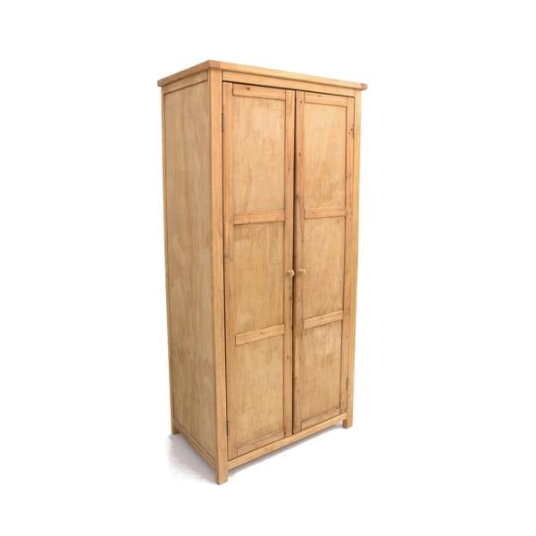 Cabinet Bits Lugo 2 Door Wardrobe Wood Knob